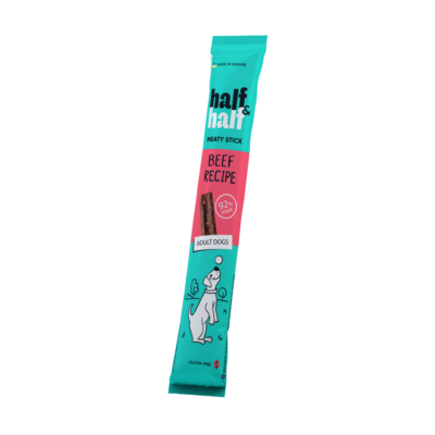 Half&Half ласощі для дорослих собак, м'ясна паличка з яловичиною, 12 г